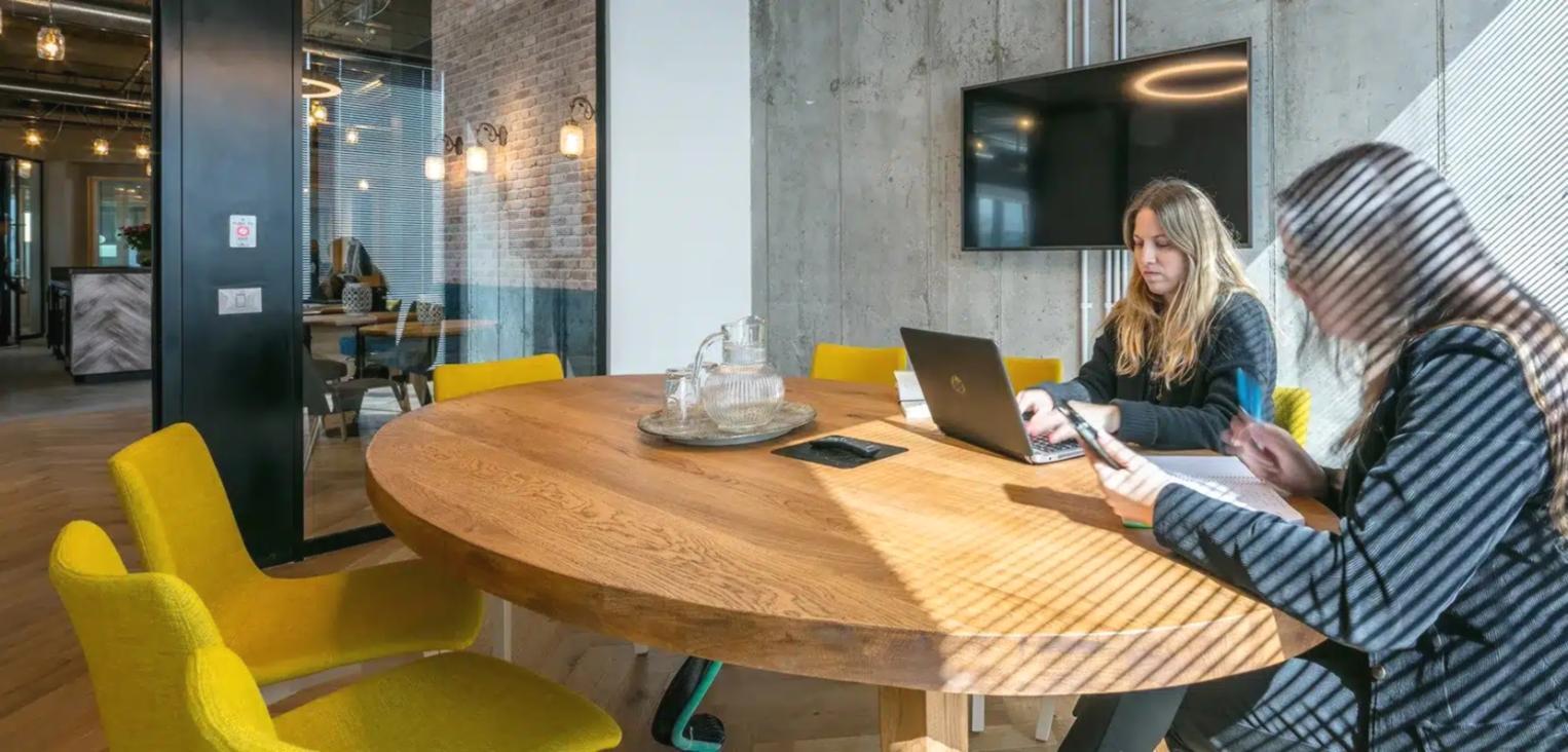 Professional working on social media strategy and analytics dashboard